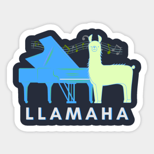 Llama-ha Sticker